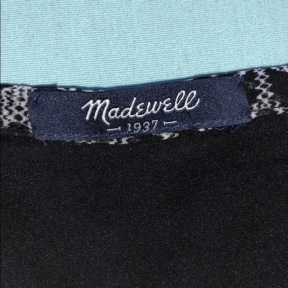 MADEWELL Chevron Print Accordion Pleated Mini Skirt Size 8 - Picture 6 of 6